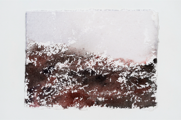 Transported XXIV, aquarelle sur papier Saint Armand, 8x6p.